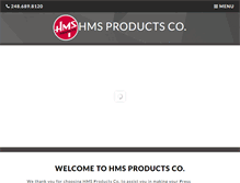 Tablet Screenshot of hmsproducts.com